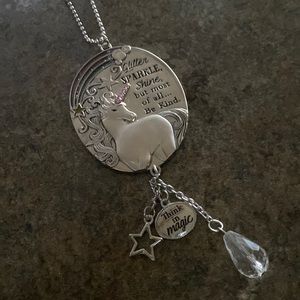 Ganz Rear View Mirror Unicorn Car Charms